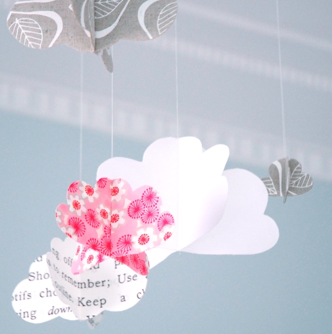 Fabric Cloud Hanging Craft